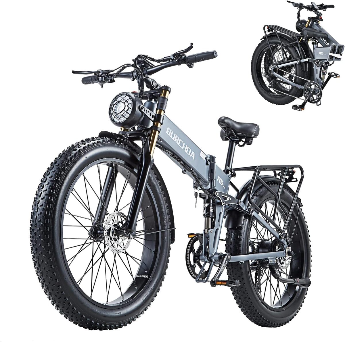 Essai Vélos Électriques BURCHDA : pliant R5pro & VTT RX80