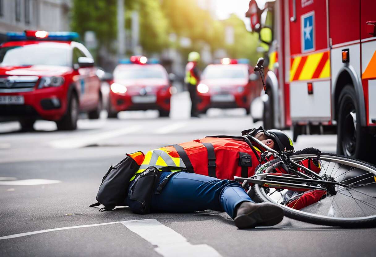 Premiers gestes et constat d'accident à vélo