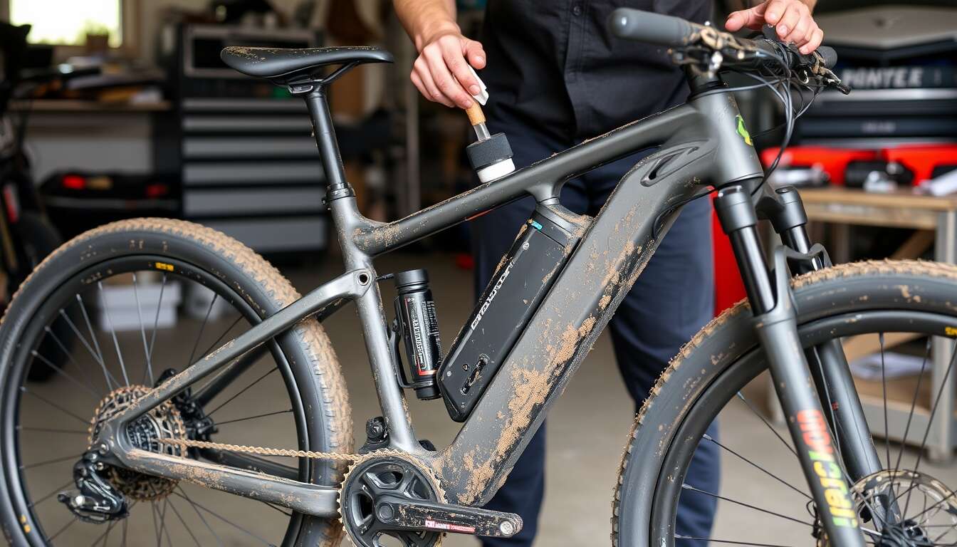 Nettoyage et entretien courant du vtt électrique