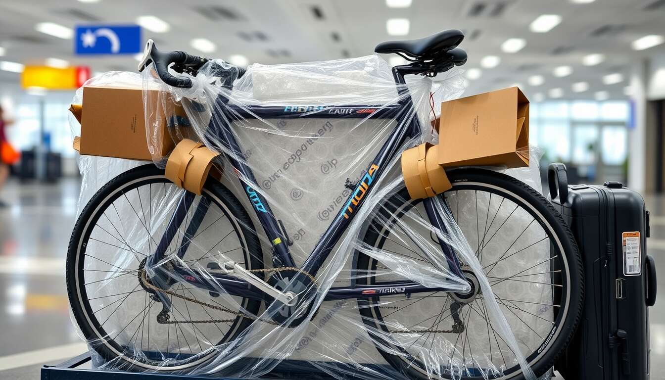 Emballer et protéger son vélo avant le vol