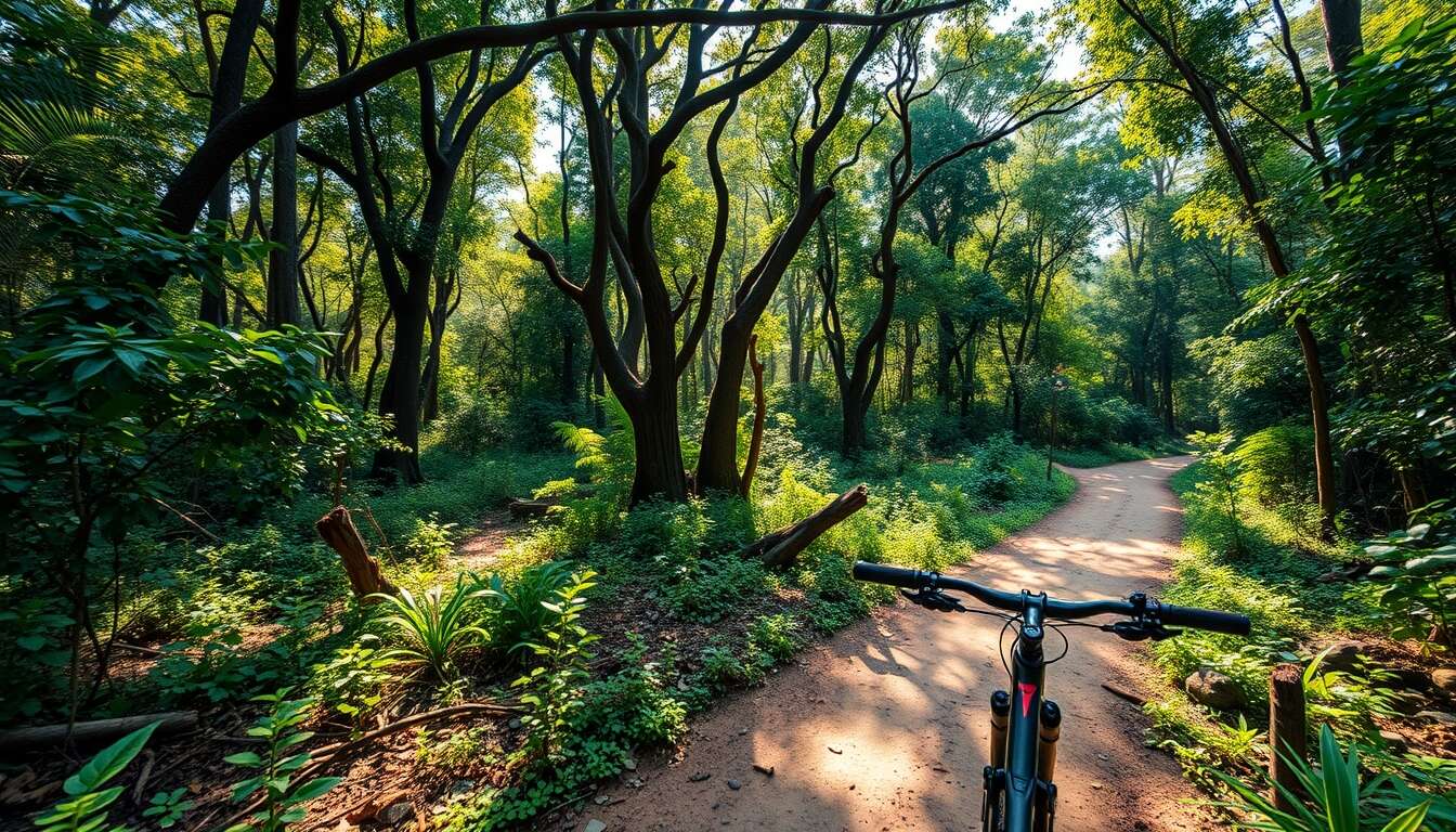 Pédaler dans la luxuriance : forêts vierges et faune abondante en circuit vélo