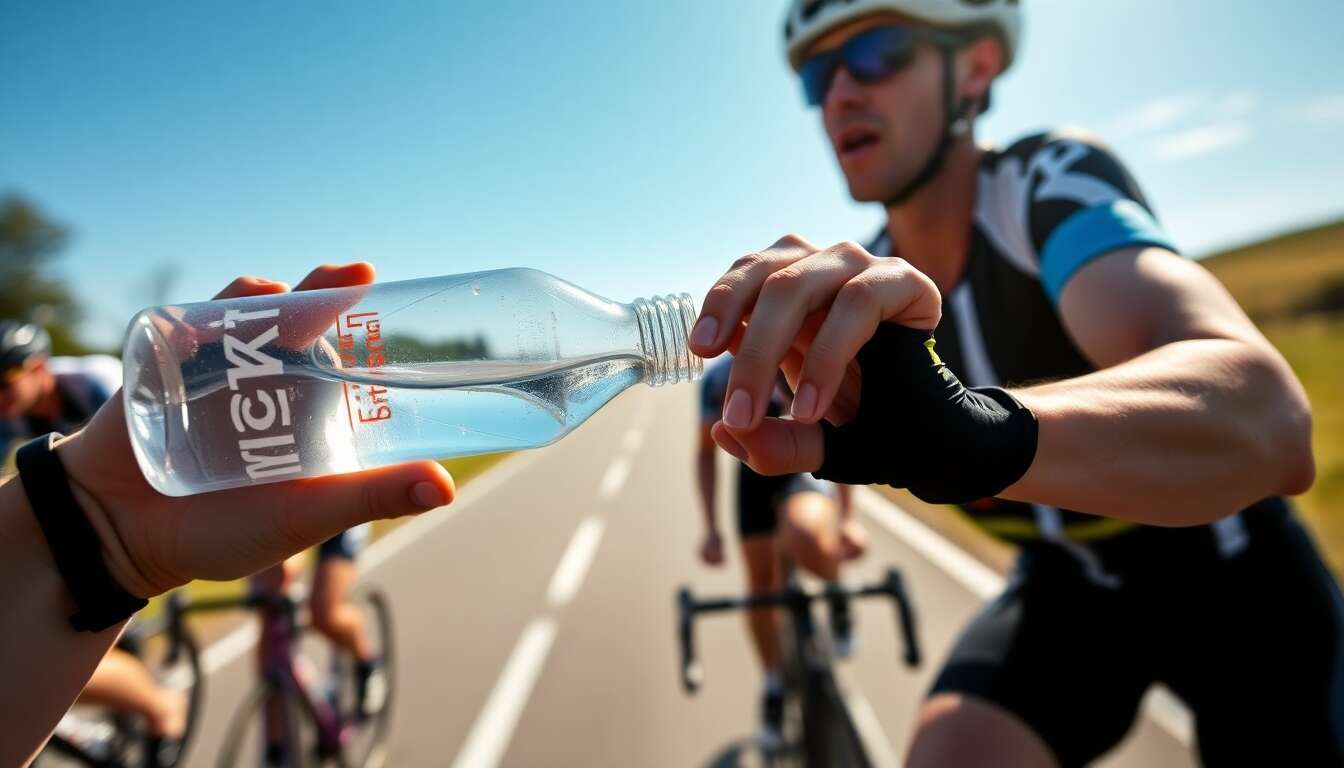 L'importance de l'eau pour le cycliste