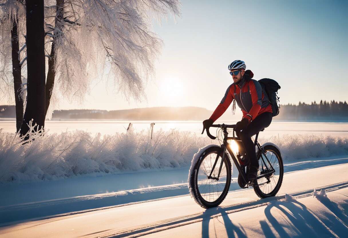 Faire du vélo en hiver : astuces et conseils