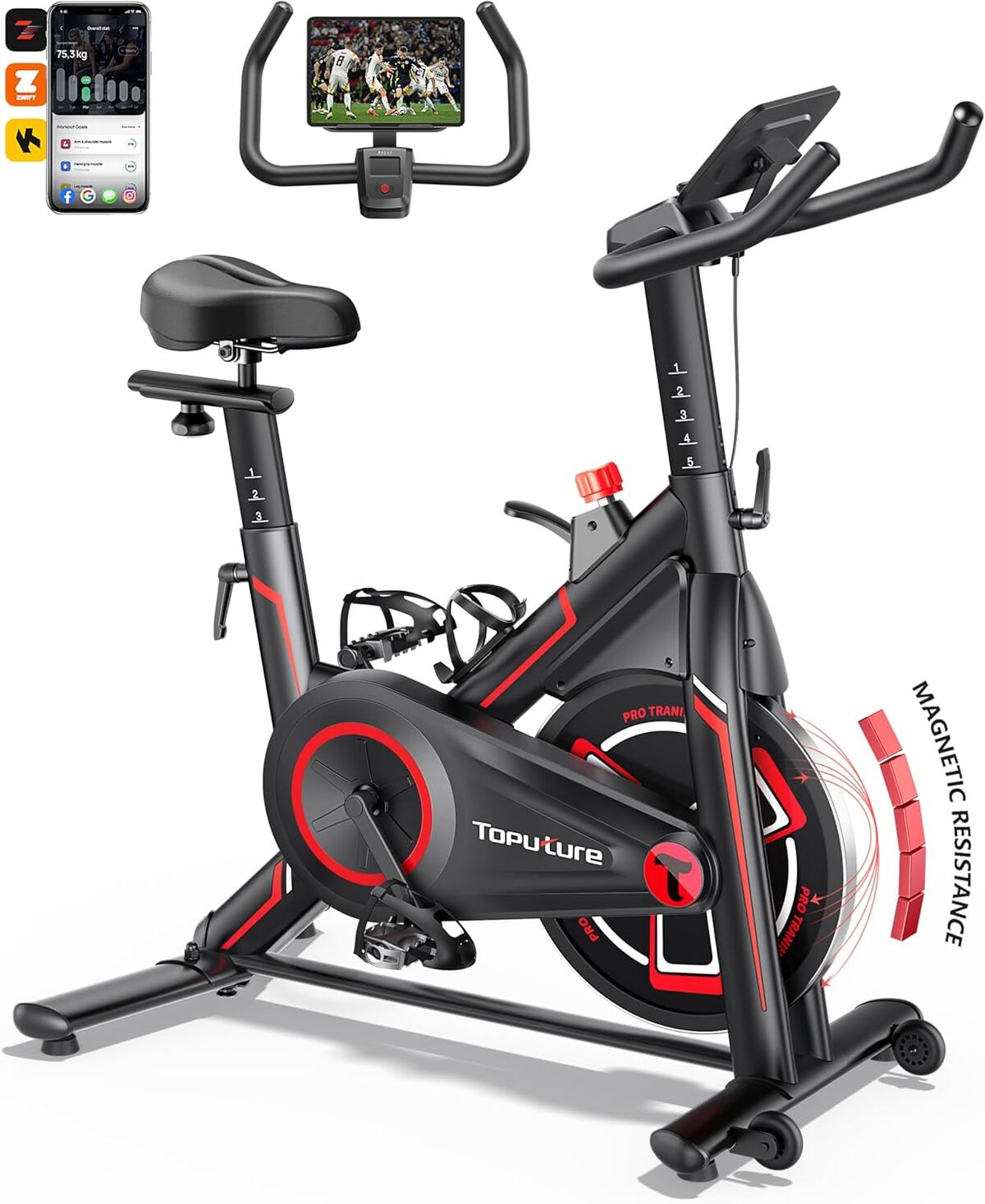 Test TOPTURE : vélo d'Appartement Connecté et Silencieux