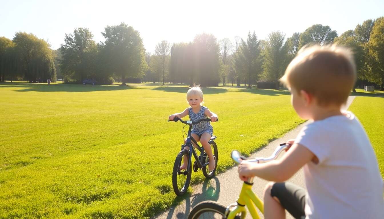 L’âge idéal pour débuter l’apprentissage du vélo