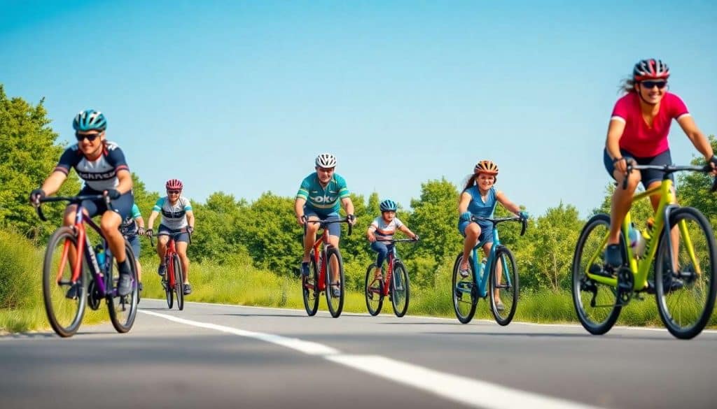 Les différents types de cyclistes