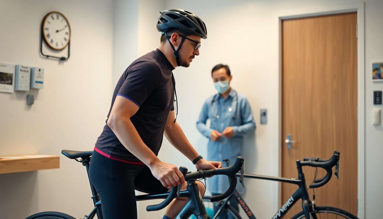 Qui consulter en cas de douleurs à vélo ?