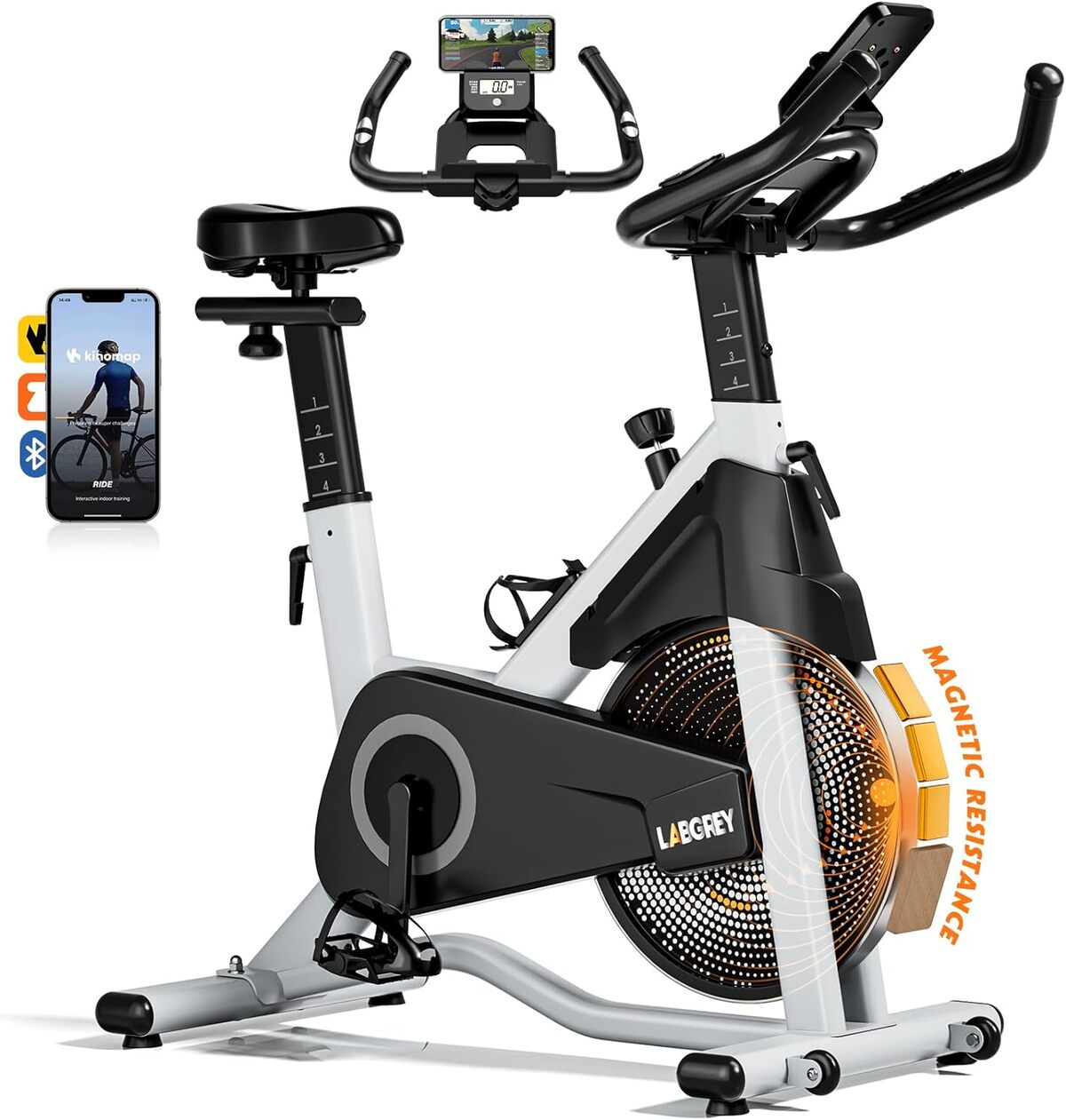 Test du LABGREY : vélo d'appartement silencieux et connecté