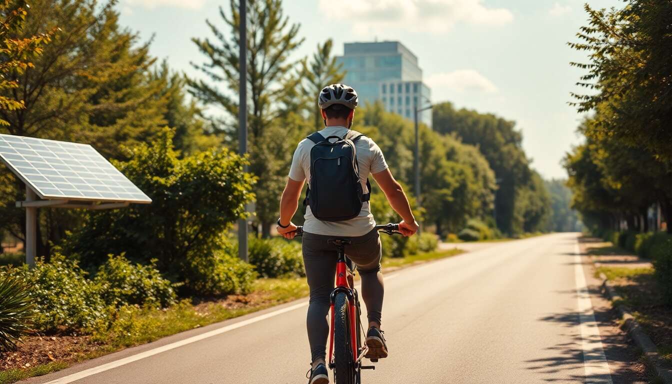 Réduire son empreinte écologique avec le vélotaf
