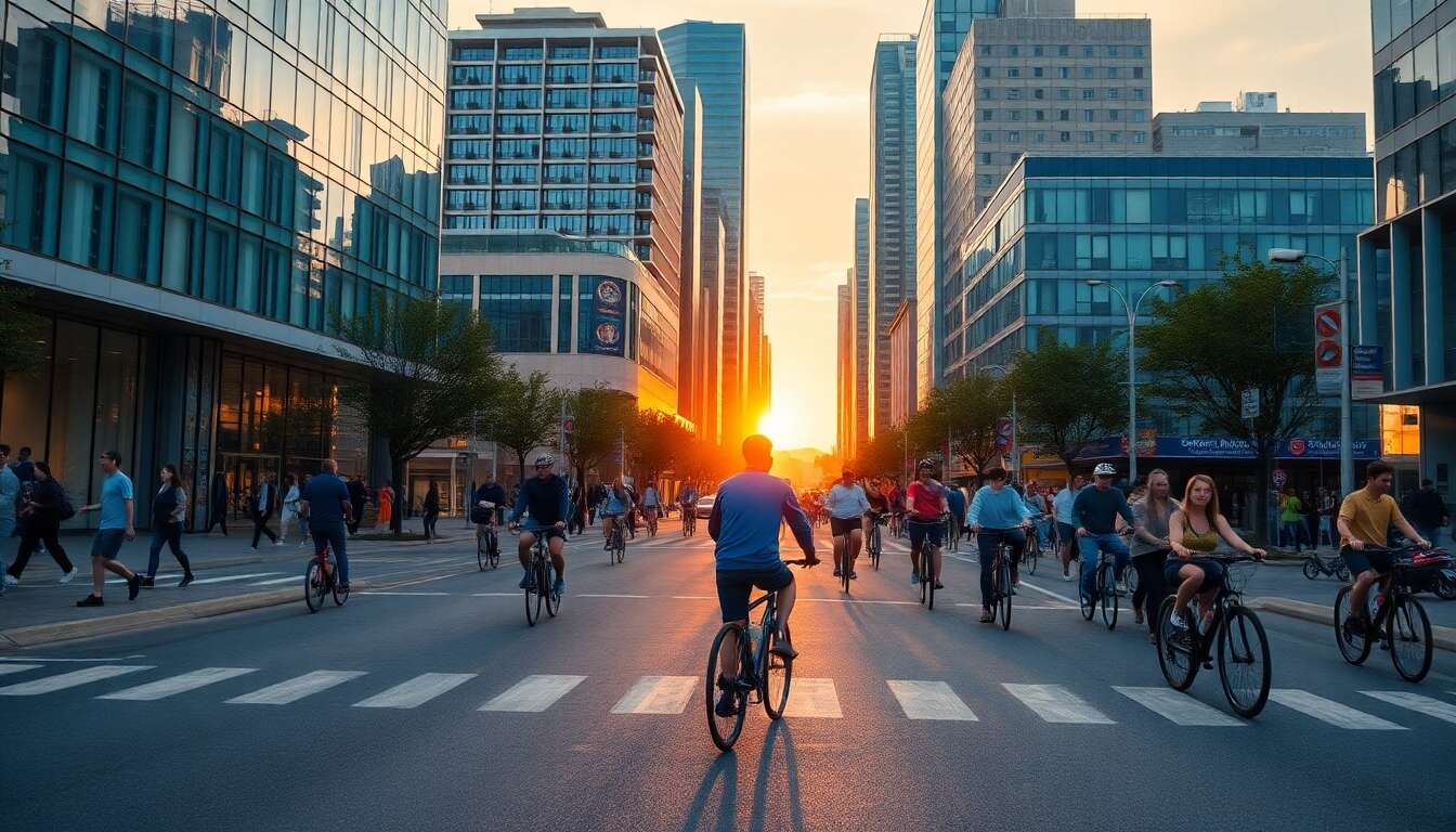 Le plaisir et la liberté du cycliste urbain