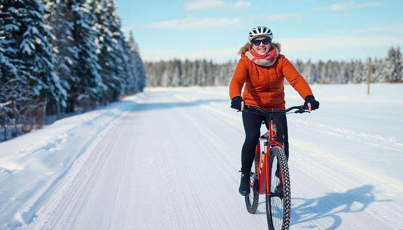 Les bienfaits du vélo en hiver
