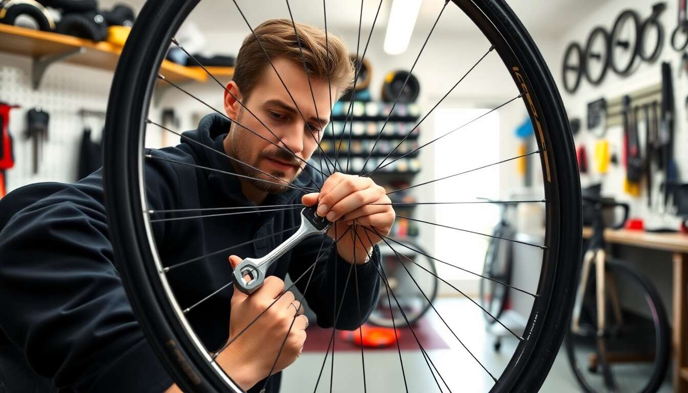 Inspection des roues et serrage des écrous