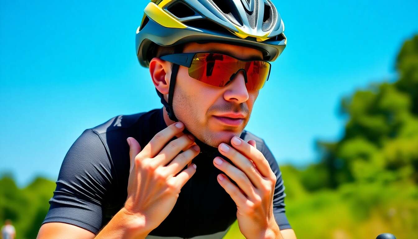 Vêtements de protection solaire et accessoires pour cyclistes