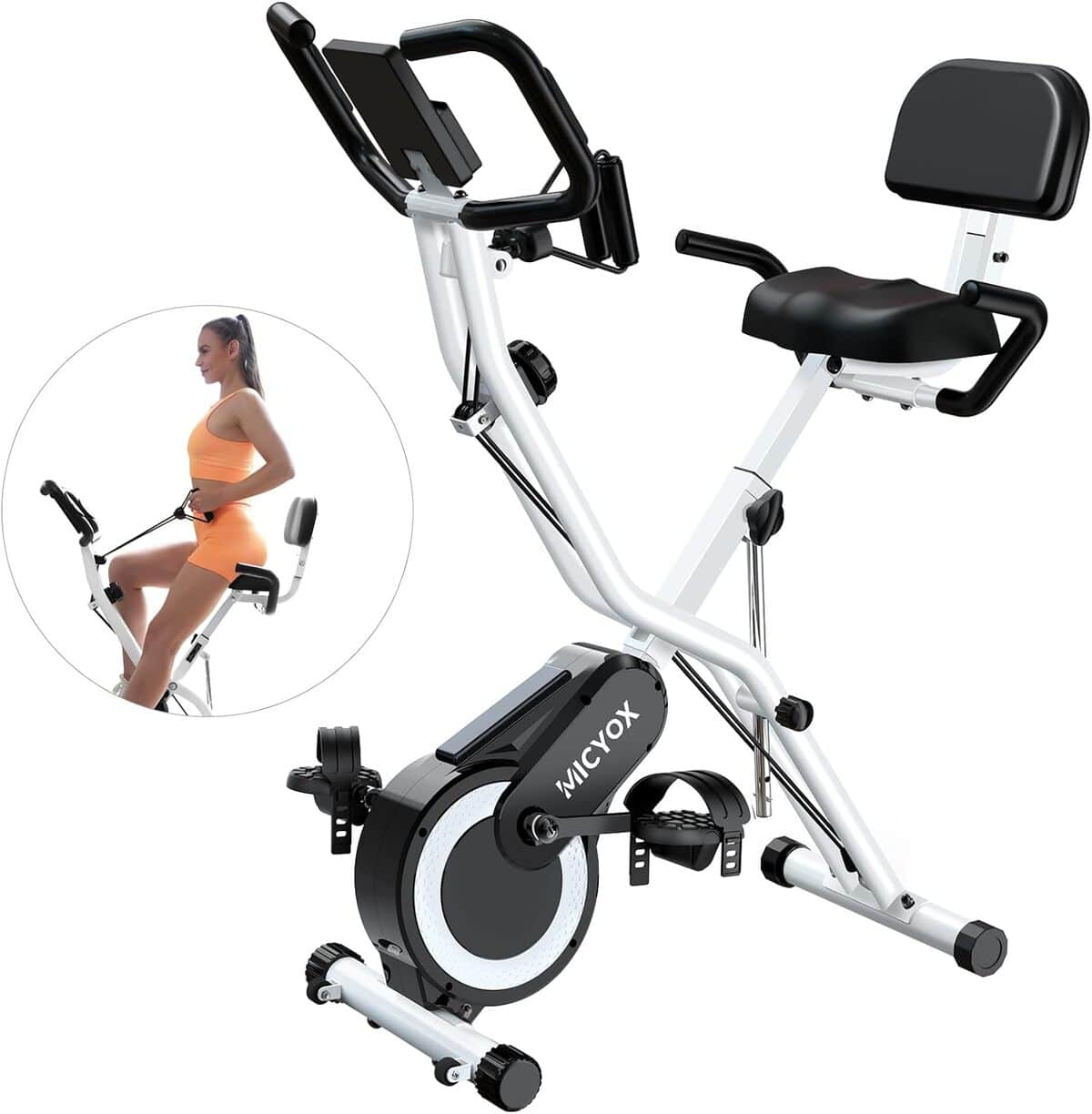 Test du vélo d'appartement pliable Micyox MX711 : performance et confort à domicile