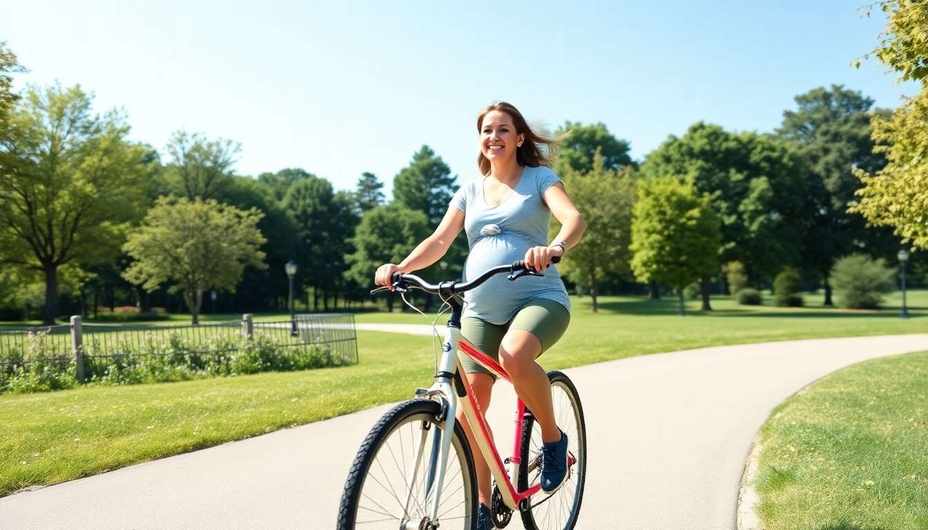 Les bienfaits du vélo pendant la grossesse