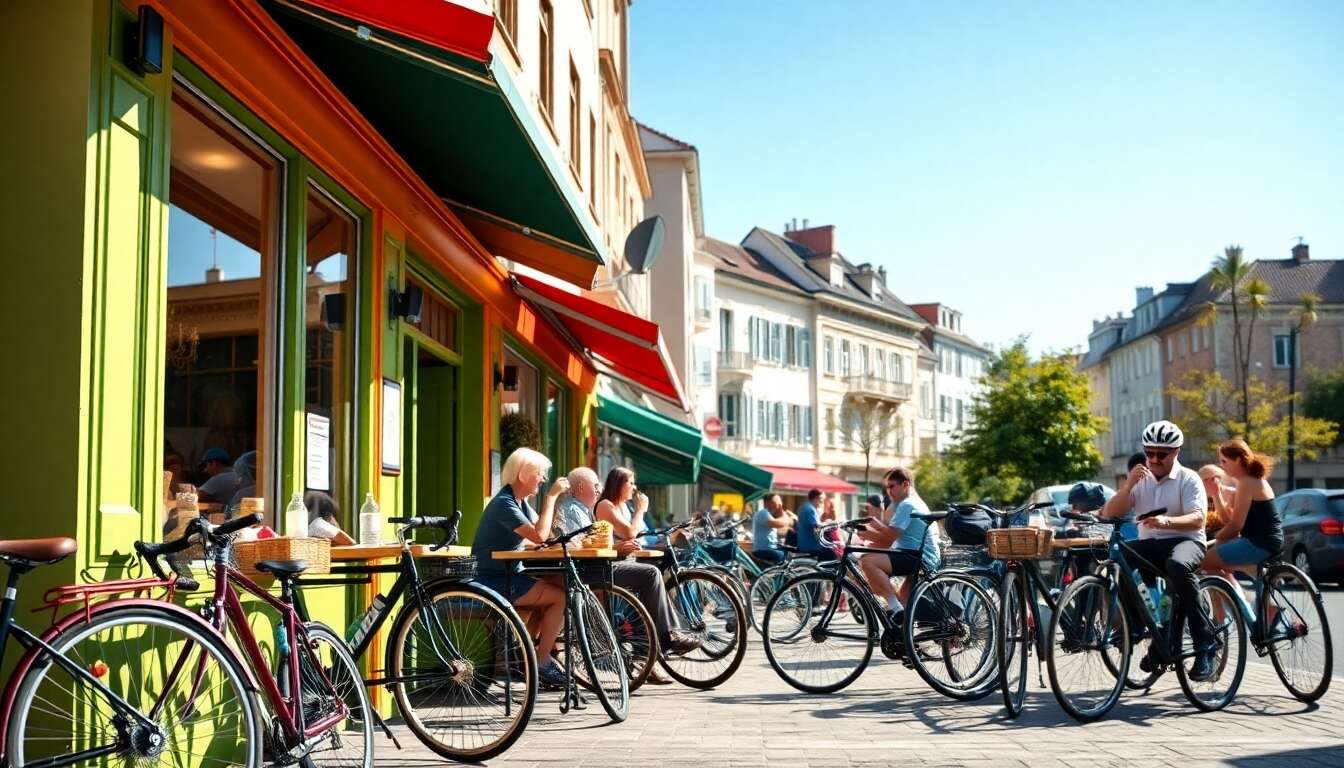 Les cafés vélo : lieux de rencontres et de partage Les cafés vélo : lieux de rencontres et de partage