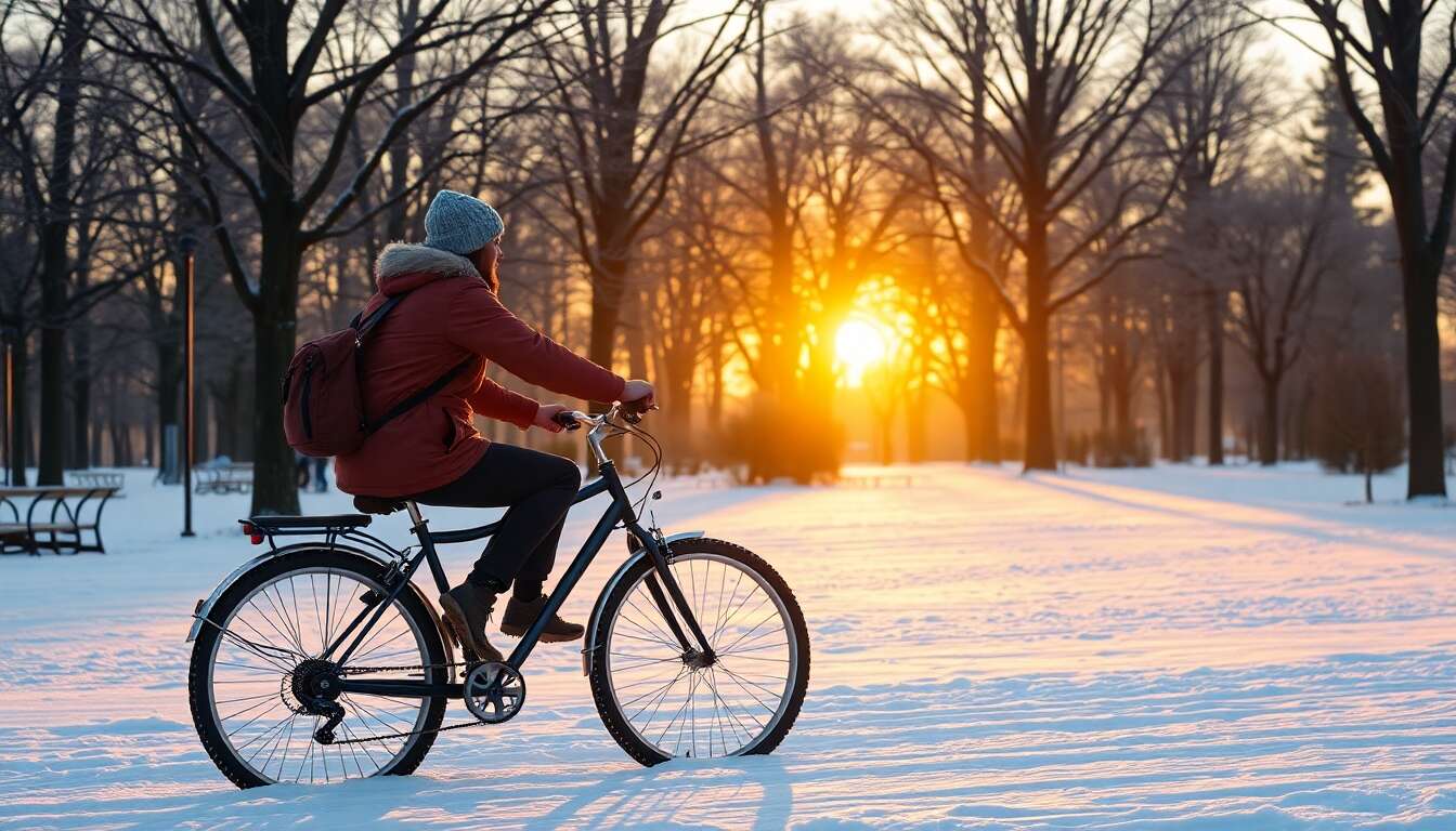 Le vélo : remède efficace contre le blues hivernal ?