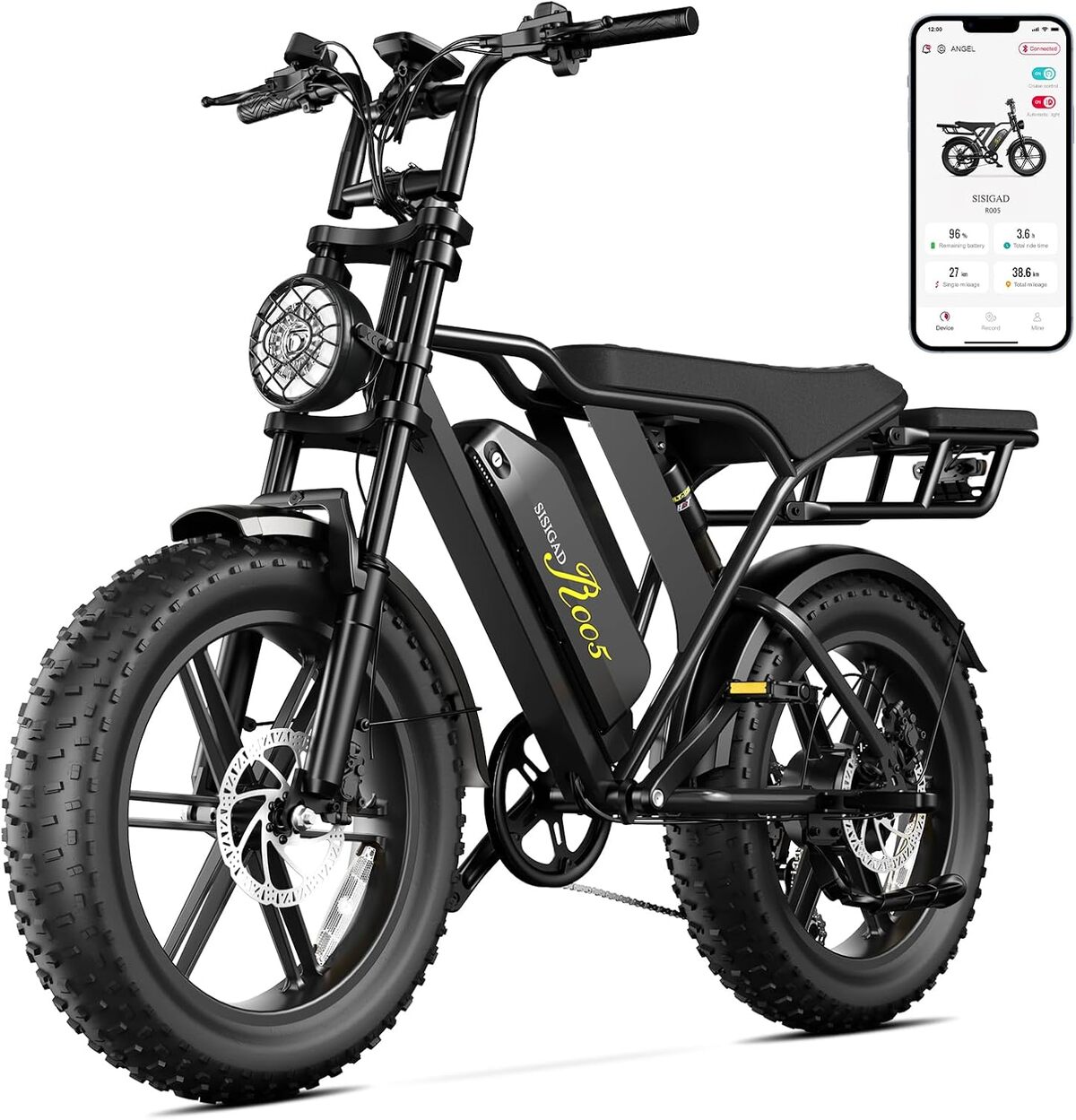 Test : sisigad fat bike électrique 20 pouces
