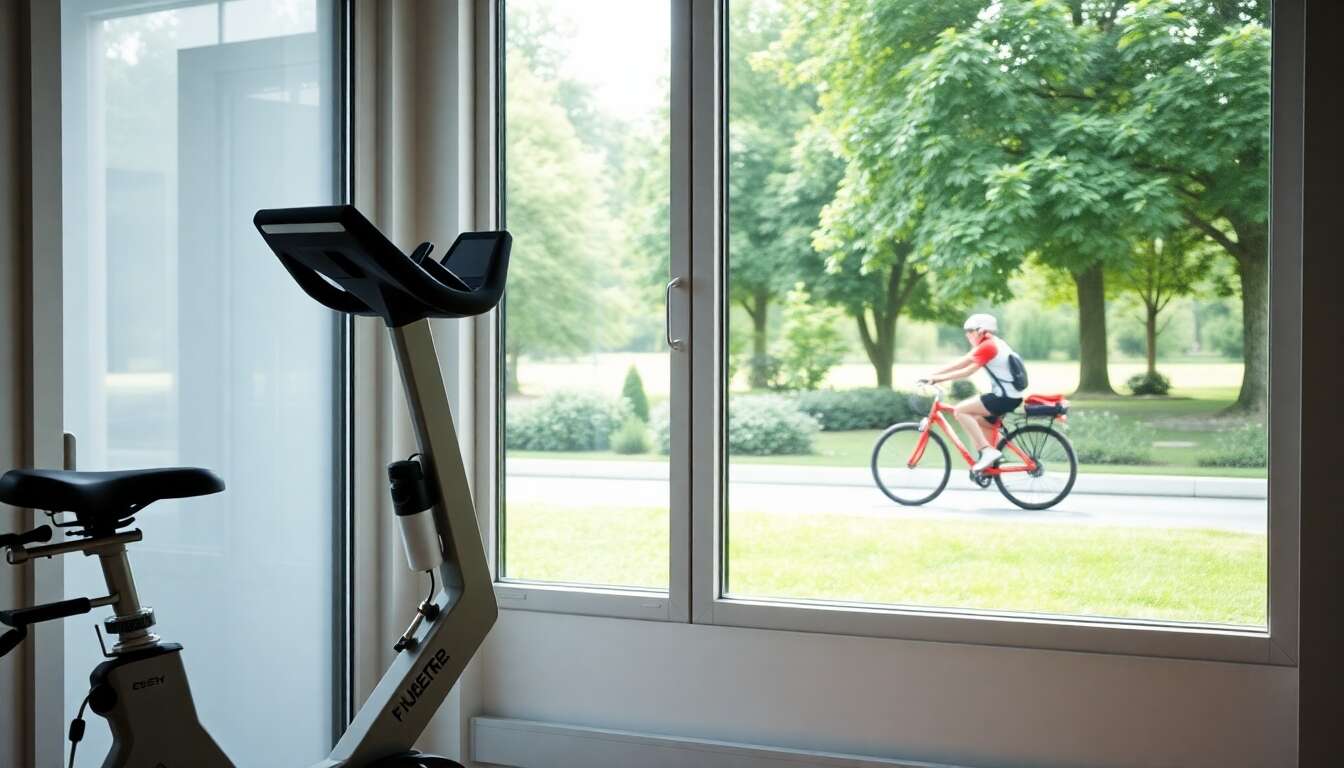 Comparaison entre vélo d'appartement et vélo traditionnel