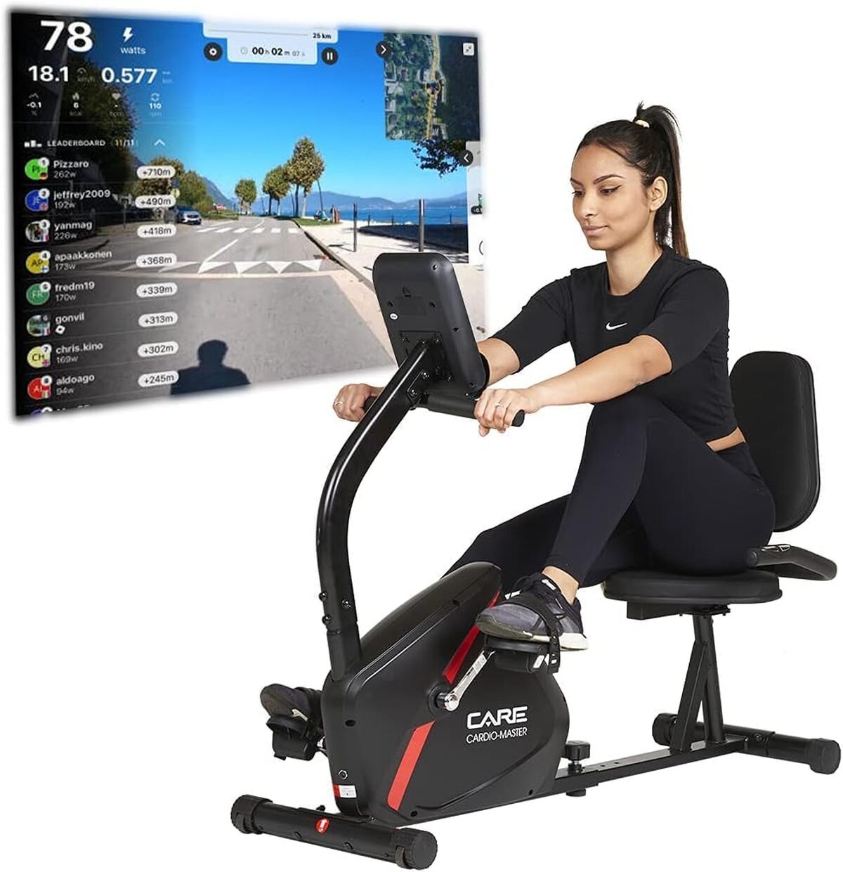 Test du Care Fitness Cardio Master : vélo d'appartement connecté et performant