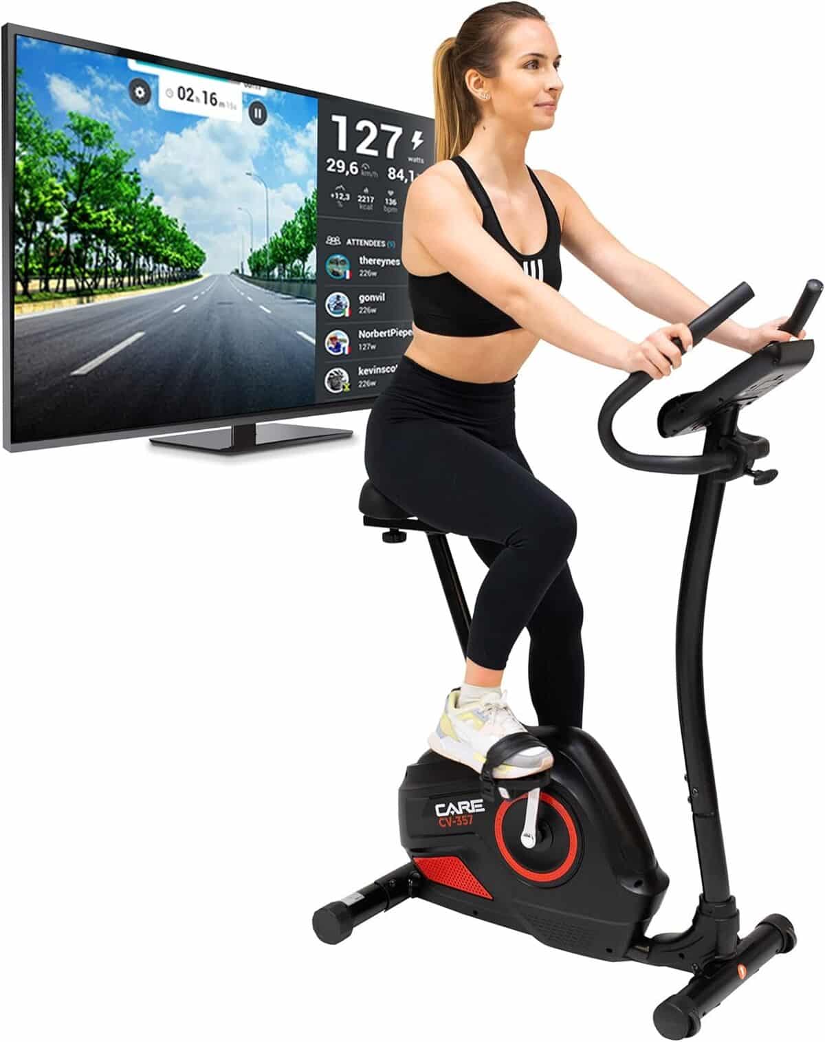 Test du CARE FITNESS CV-357 : vélo d'appartement performant et élégant