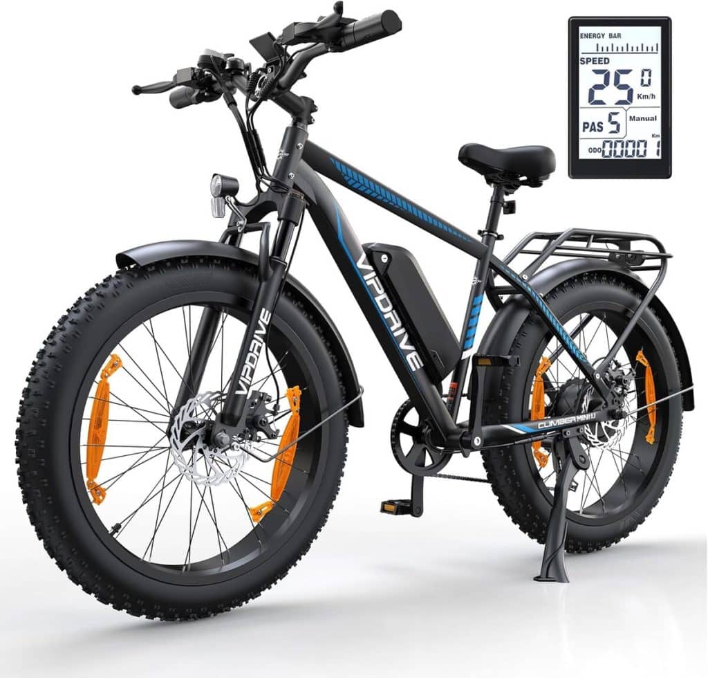 Test : vipdrive vélo électrique, autonomie XXL et puissance robuste