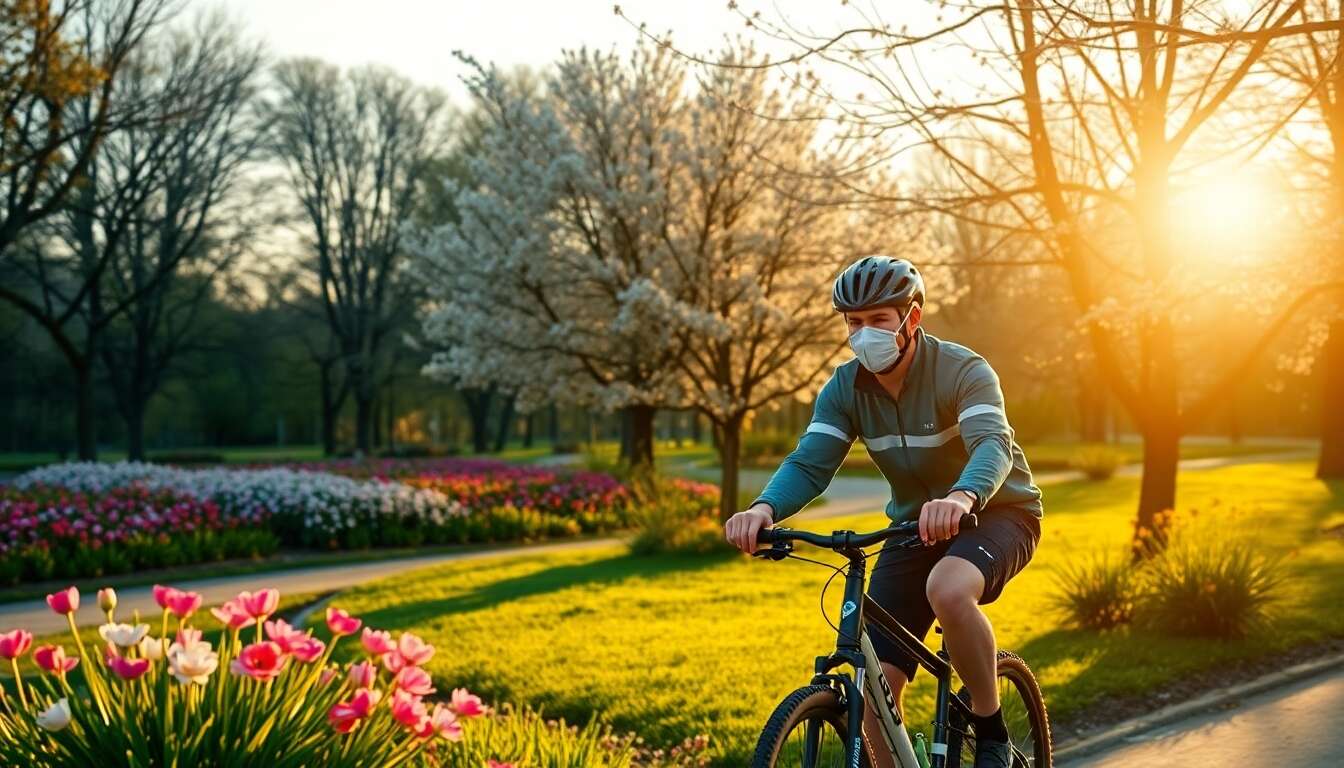 Comment se protéger du pollen à vélo ?