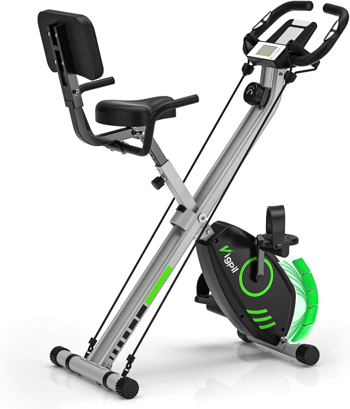 Test : vélo d'appartement pliable 8 niveaux de résistance magnétique