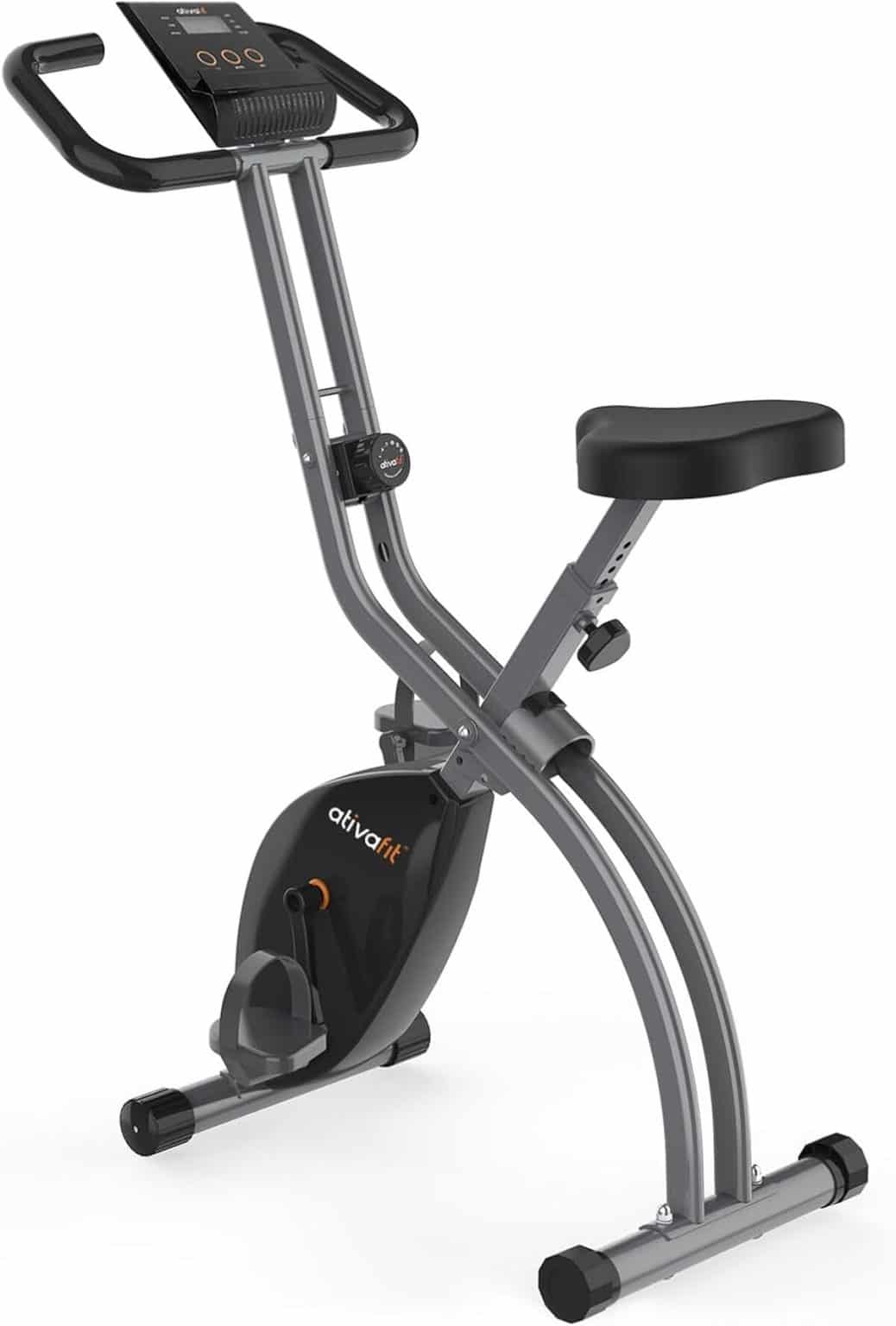 Vélo D'Appartement Pliable Confort INOVALLEY Avec Ordinateur De Fitness