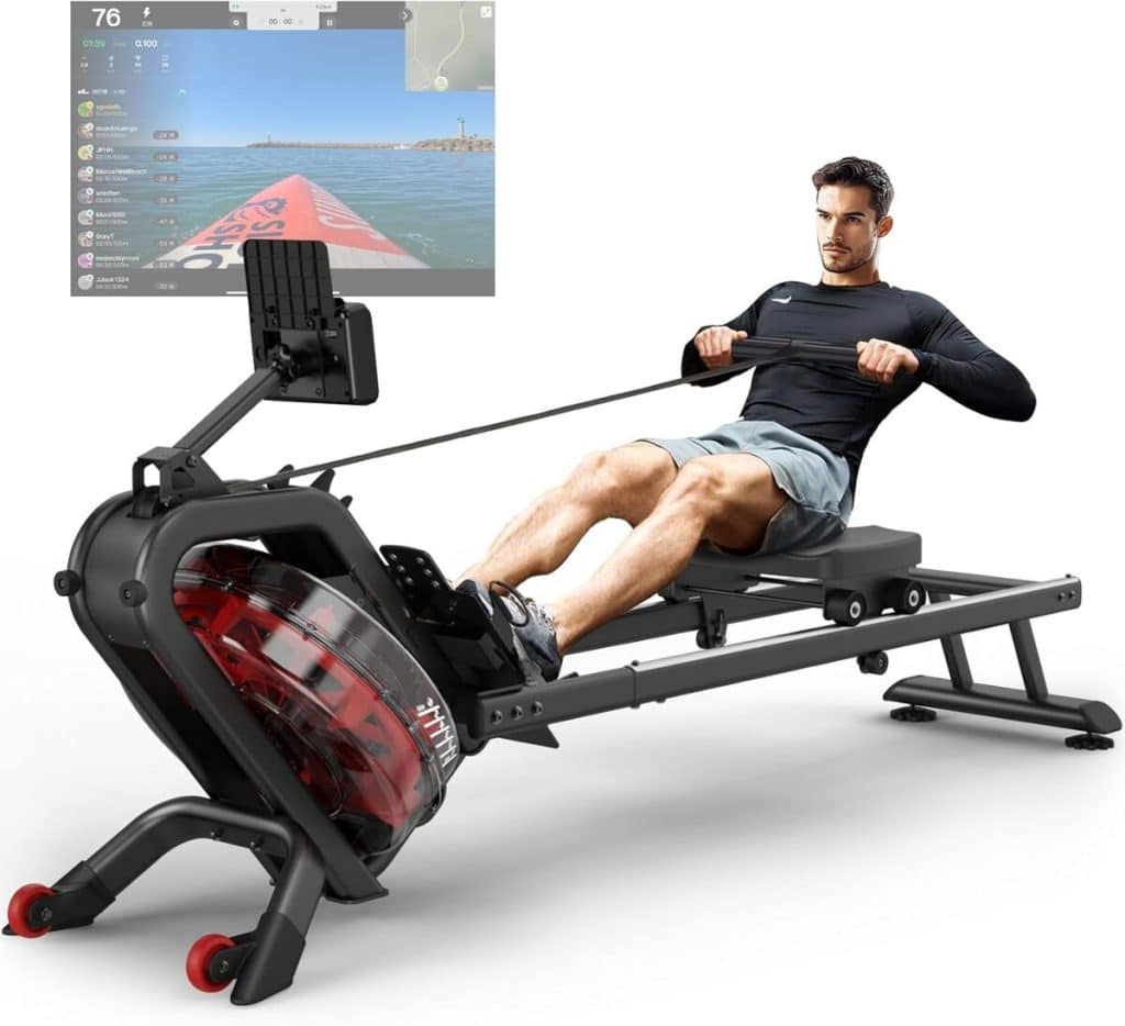 Test du rameur à eau PASYOU : performant et compact