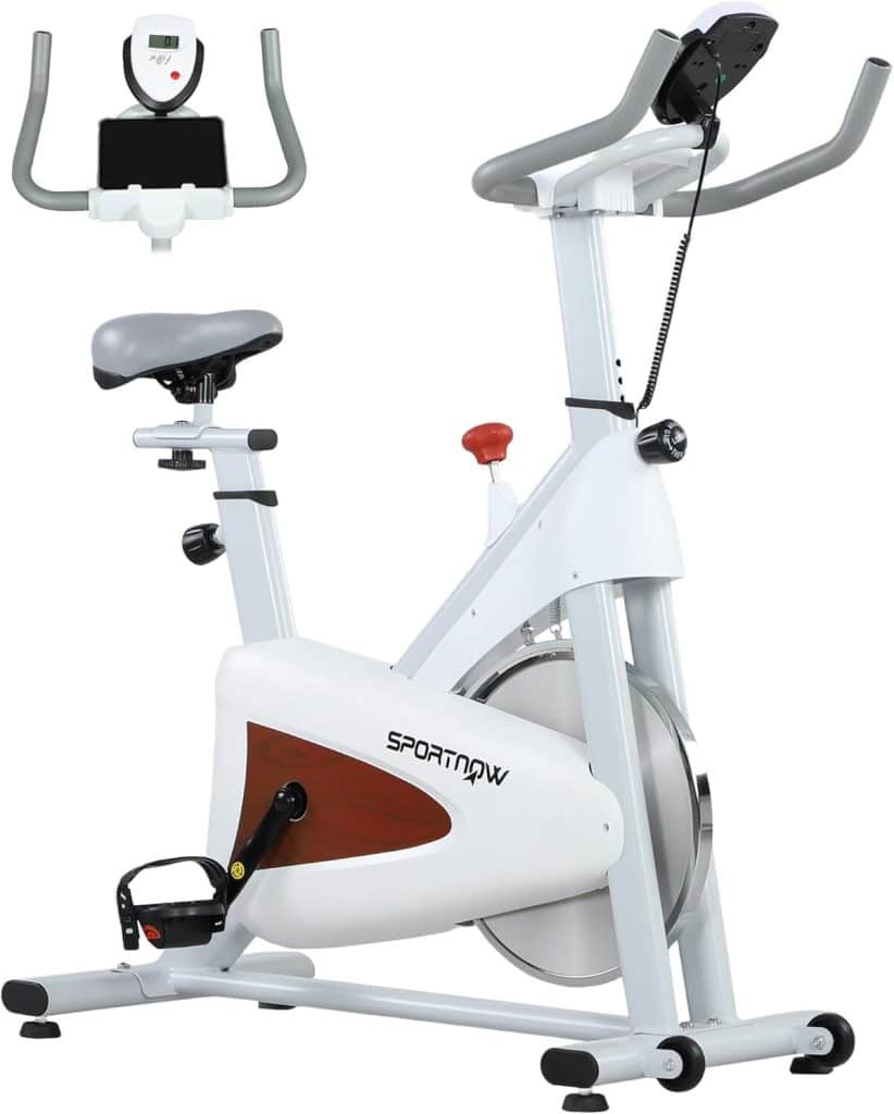 Test : sPORTNOW vélo d'appartement silencieux et ajustable pour entraînement cardio à domicile