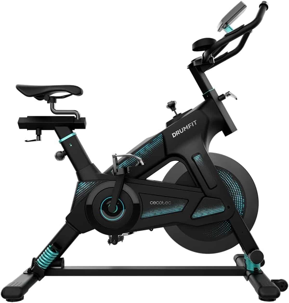 Test du vélo d'intérieur Cecotec DrumFit 23000 Kosmos Pro : performance dynamique et confort sportif