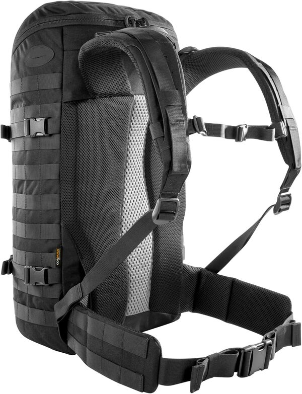 Tasmanian Tiger TT Base Pack Top Load 30 Sac à dos modulaire extensible Volume 30 l Sac à dos de trekking avec système Molle et ceinture ventrale amovible