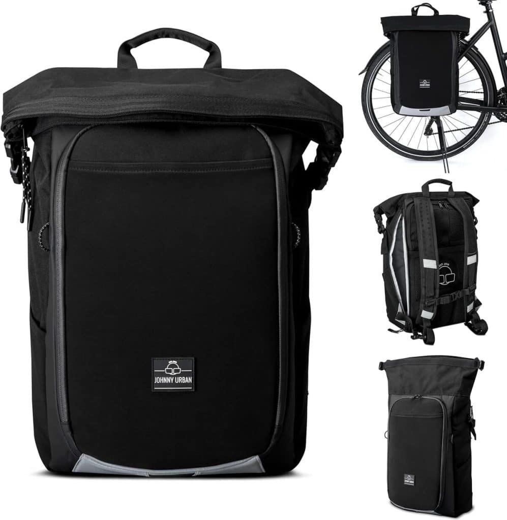 Test : sacoche vélo Johnny Urban Phil 2 en 1 imperméable