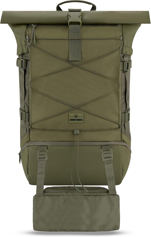 Johnny Urban Sac a Dos Voyage Femme & Homme - Allen XL Travel - Sac à Dos Randonnée pour Trekking, Camping - 50l Backpack Compartiment pour Ordinateur Portable - Hydrofuge