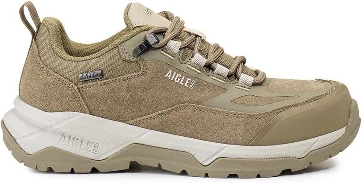 Test : aigle Palka Low Mtd, chaussures de randonnée en taupe 45 EU