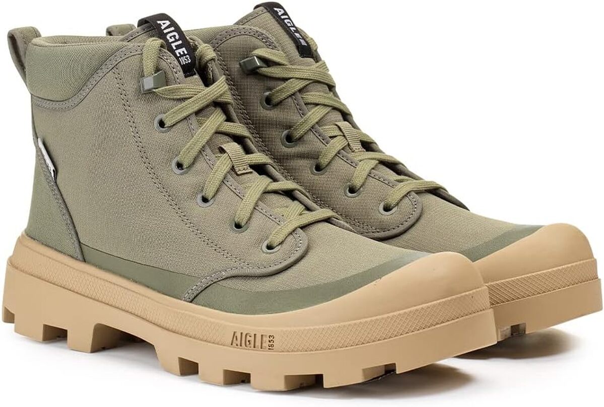 Test des chaussures de randonnée Aigle Tenere Hike, vert khaki, taille 42