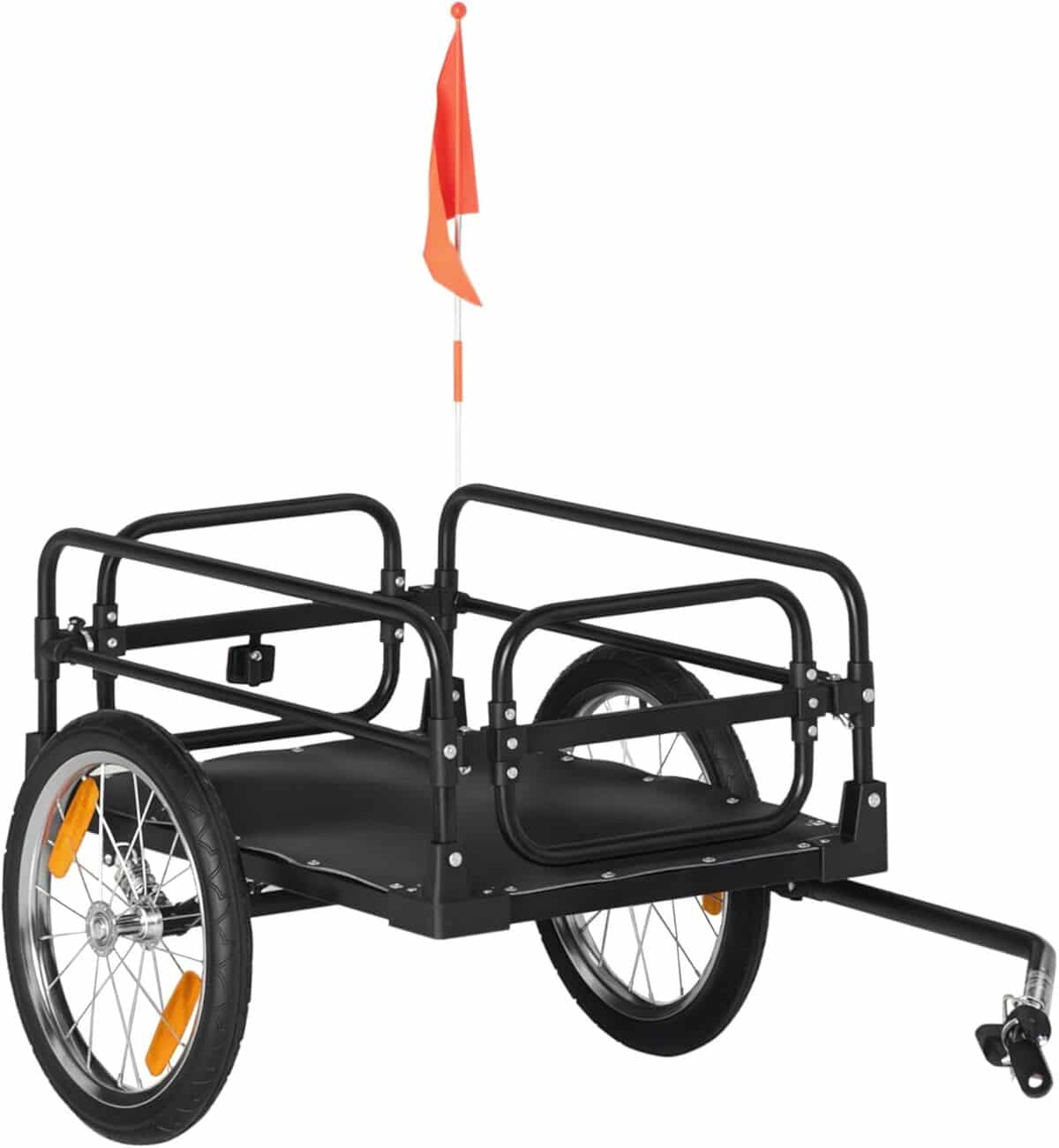 Test : remorque vélo pliable Homcom 40 kg