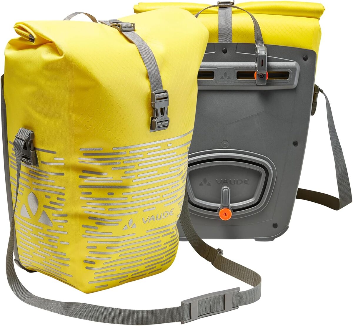 Test : sacoche arrière Vaude Aqua Back Luminum II jaune