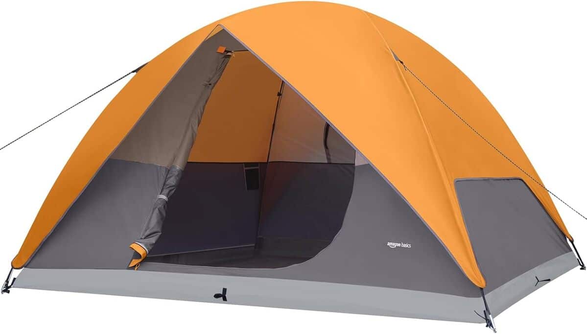 Test : tente de camping Amazon Basics 3 saisons pour 8 personnes