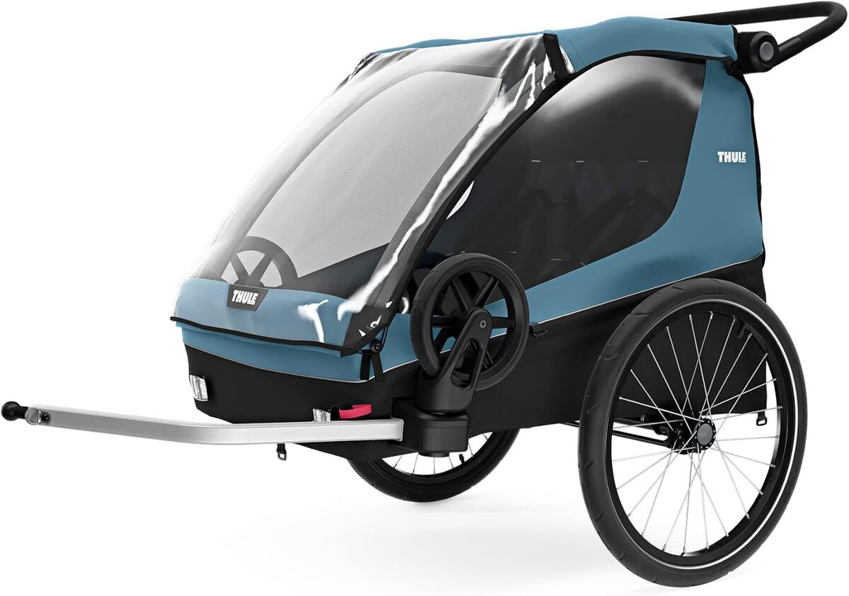 Test de la remorque à vélo Thule Courier