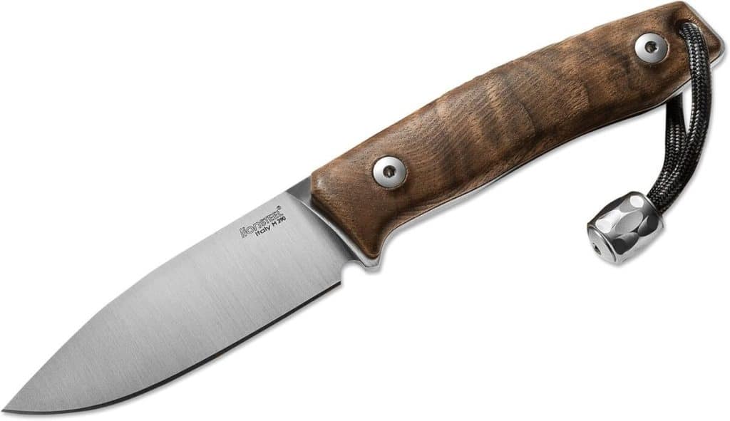 Test du couteau de voyage Lion Steel M1 en noyer marron