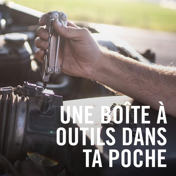 Leatherman Surge Outil Multifonction - 21 Outils Robustes avec Lames - Acier Inoxydable