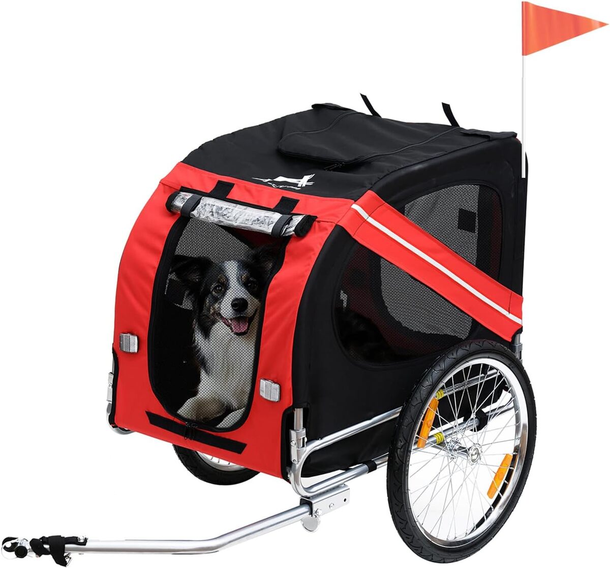 Test de la remorque vélo pour chien PawHut : robustesse et sécurité au rendez-vous