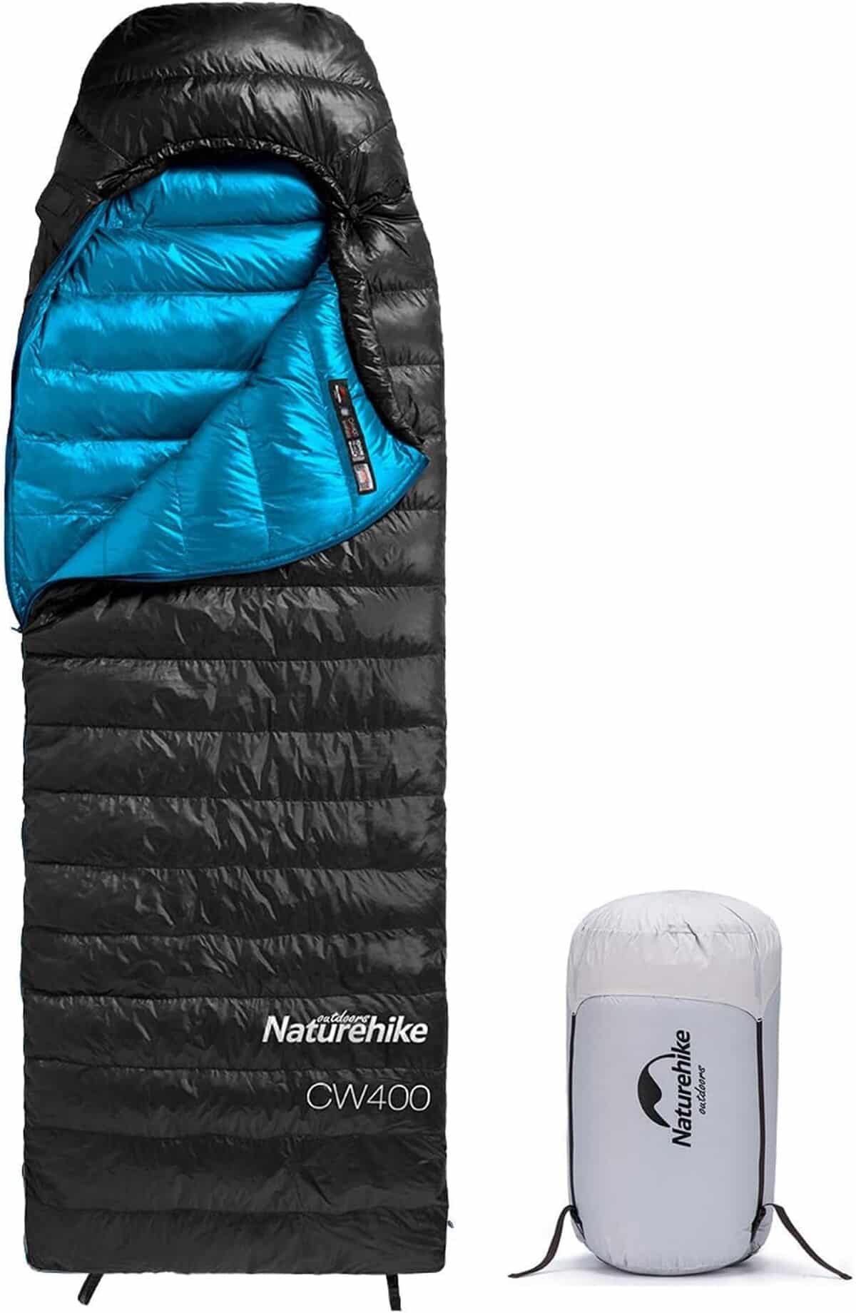Test du sac de couchage Naturehike : duvet d'oie 4 saisons ultraléger