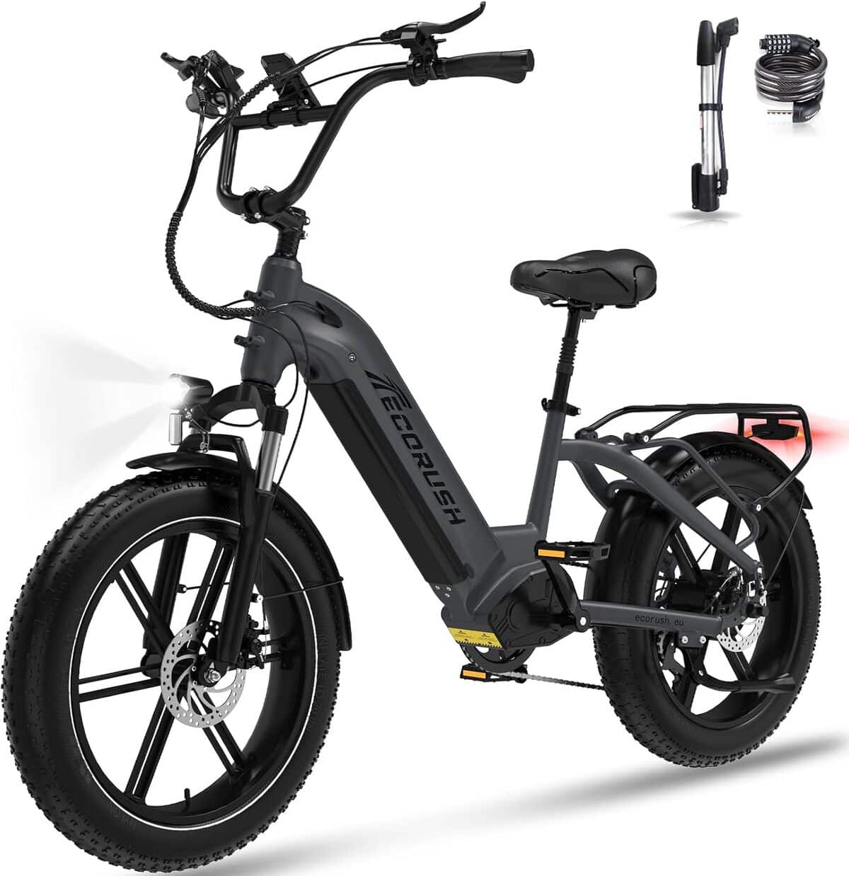 Test : eCORUSH ECO R6, vélo électrique 48V puissant et polyvalent