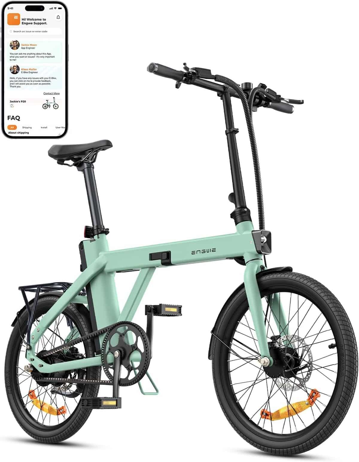 Test : vélo électrique ENGWE P20, puissance et pliabilité au rendez-vous