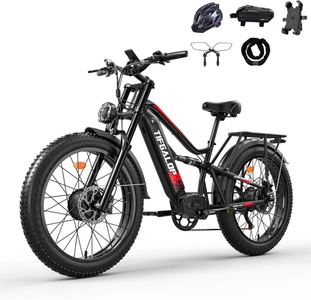 Test : vélo électrique tifgalop 26 pouces double moteurs