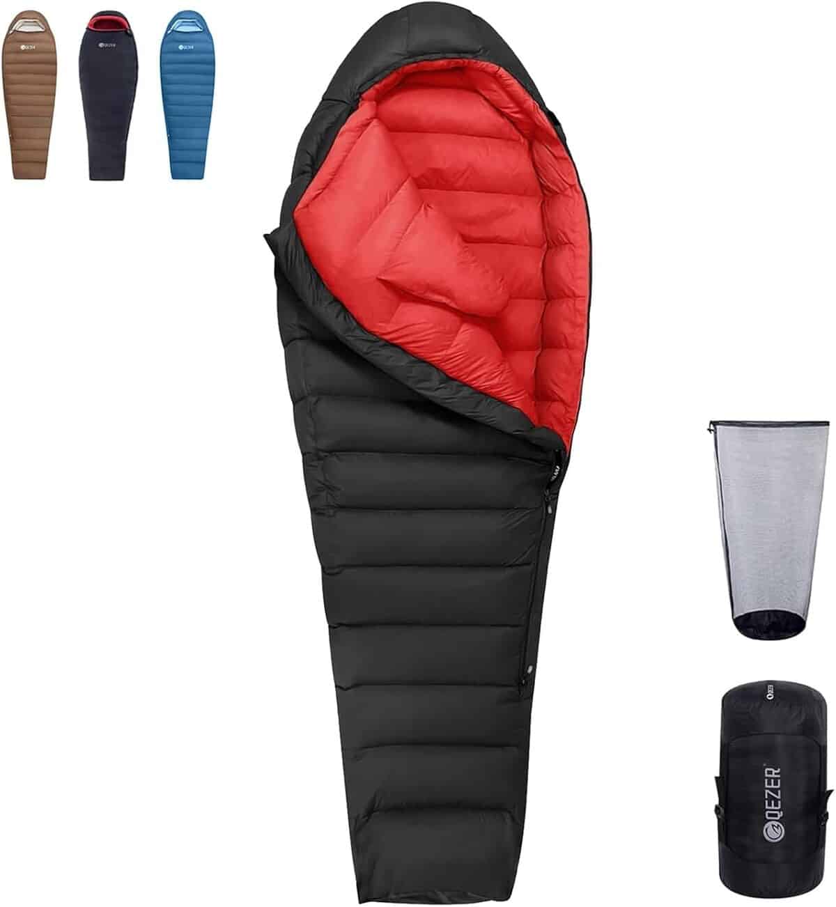 Test du sac de couchage Qezer - compact et chaud pour des nuits à -10°