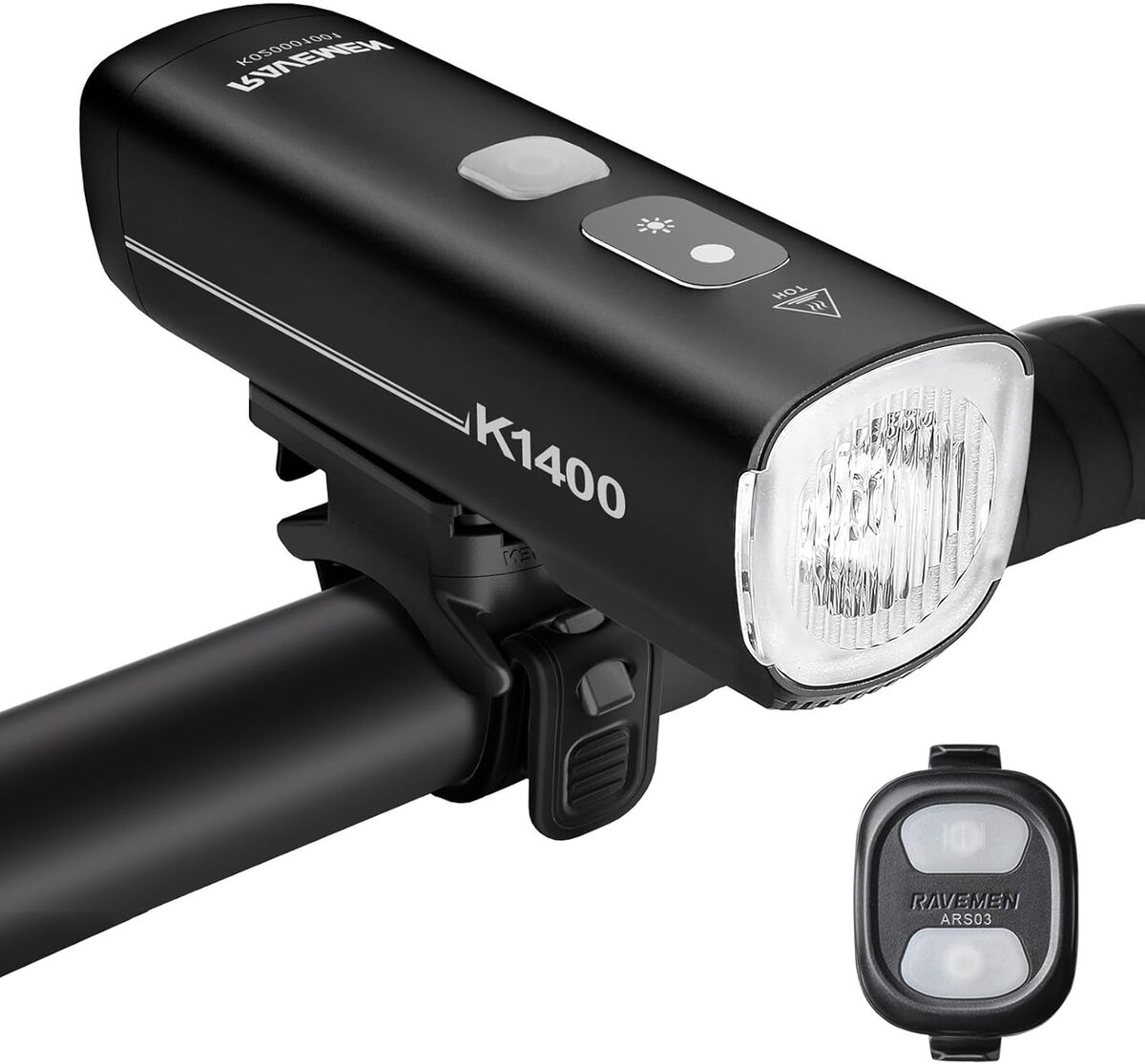 Test : rAVEMEN K1400, éclairage avant puissant pour vélo